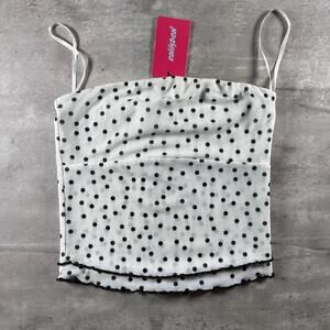 Edikted Polka Dot Cami Crop Top